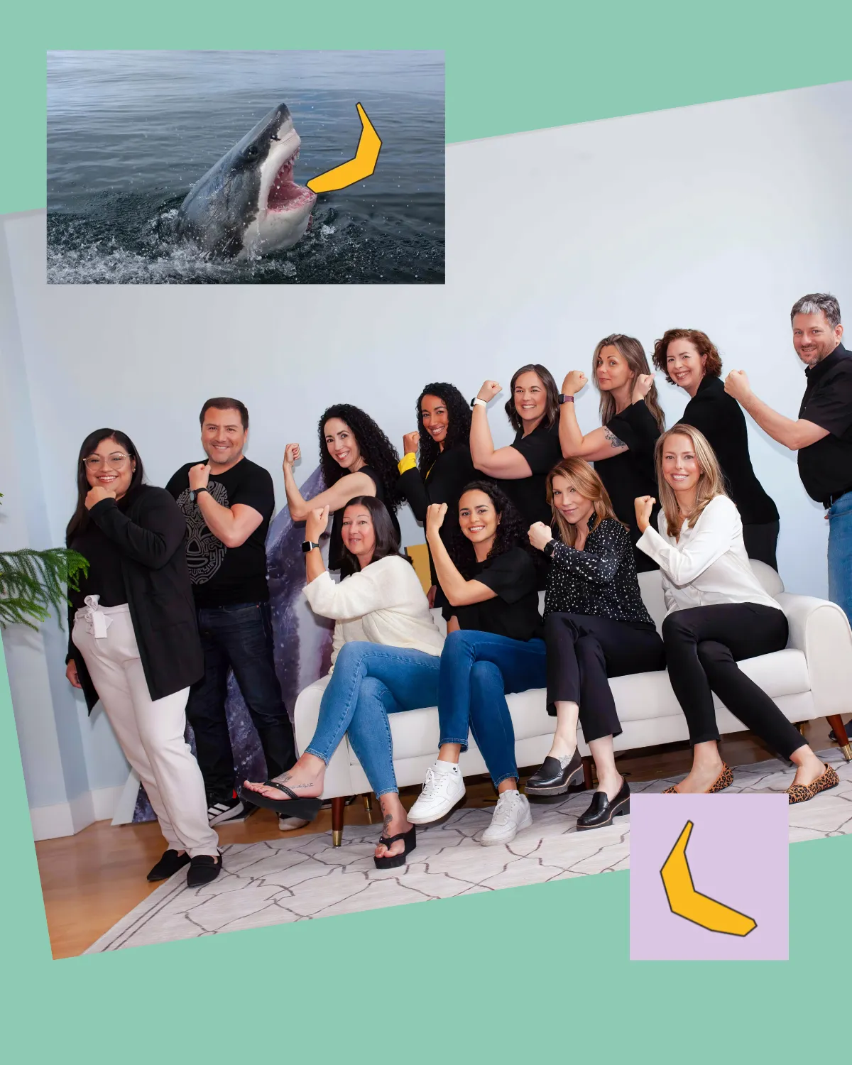 L'équipe d'Equifruit réunie.